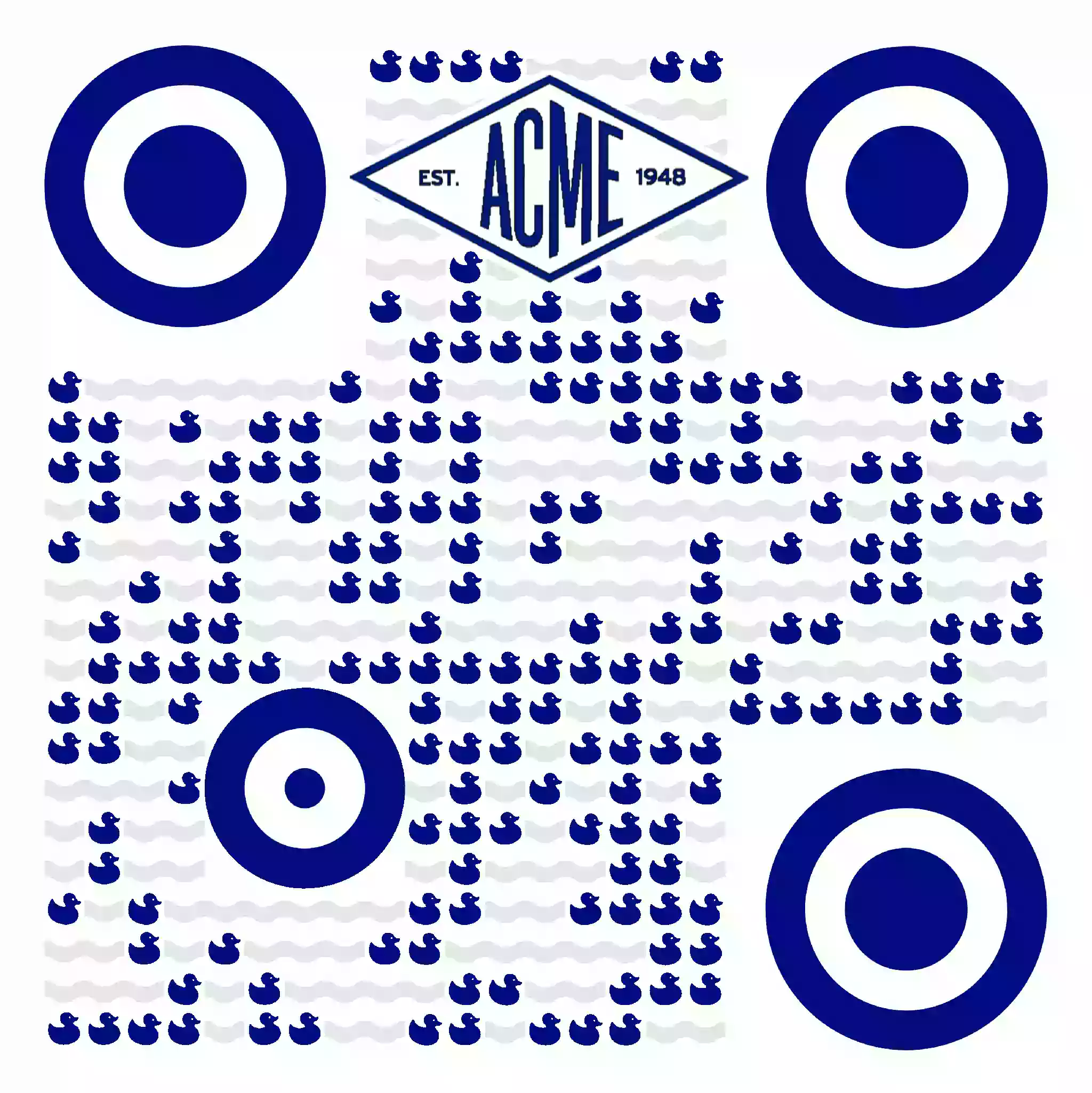 QRcodeLab QR generator - QR code branded with Acme logo