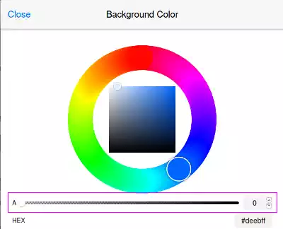 qrcodelab qr code generator color picker and opacity setting