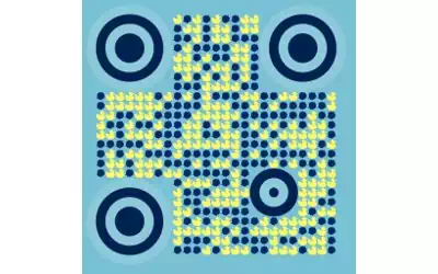 creative qr code - rubber duck shooting target | universal qr code creator with logo and image editor